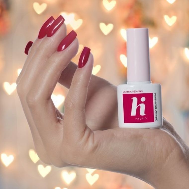 Hi Hybrid, lakier hybrydowy, nr 245, Classic Red, 5 ml