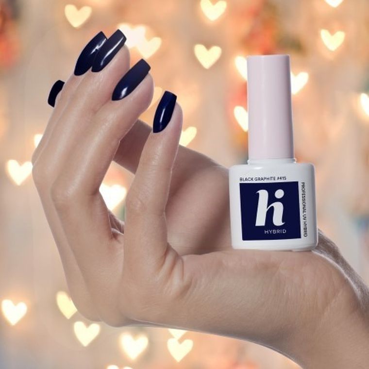 Hi Hybrid, lakier hybrydowy, nr 415, Black Graphite, 5 ml
