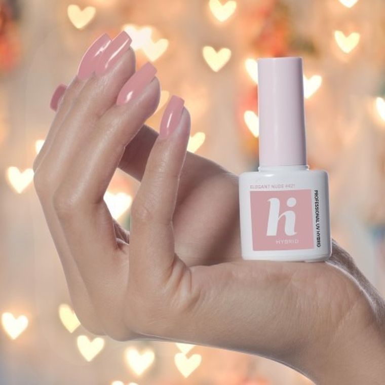 Hi Hybrid, lakier hybrydowy, nr 421, Elegant Nude, 5 ml