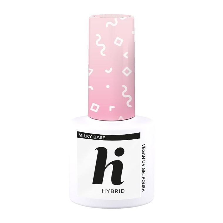 Hi Hybrid, Pastel Base, baza do lakieru hybrydowego, milky, 5 ml