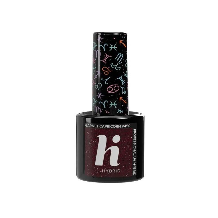 Hi Hybrid, Zodiac, lakier hybrydowy, nr 450 garnet capricorn, 5 ml