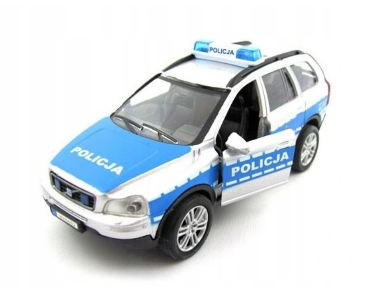 Dickie Toys Ford Transit Polizeiauto - 28 Cm Lang, Mit Licht & Sound, Polnische Ausführung, Für Kinder Ab 3 Jahren