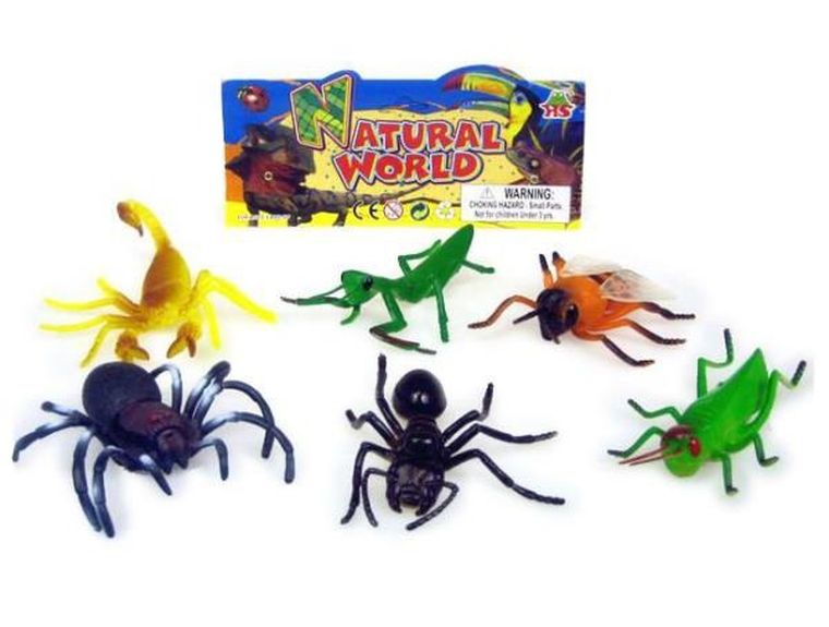 Hipo, insekty, figurki, 6 szt.