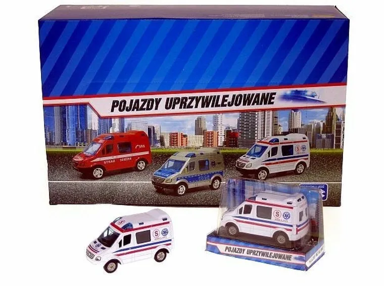 Hipo, mini Van pogotowie, pojazd, 8 cm