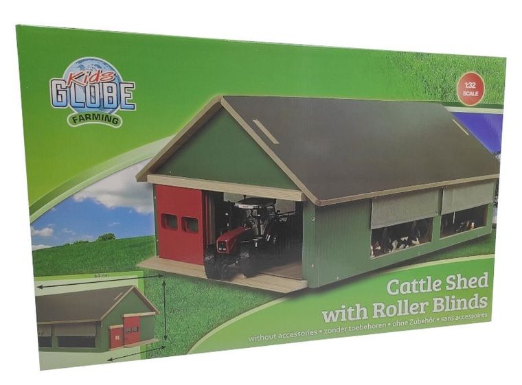 Hipo, obora z oknami z roletami, 1:32, 64-44-27 cm