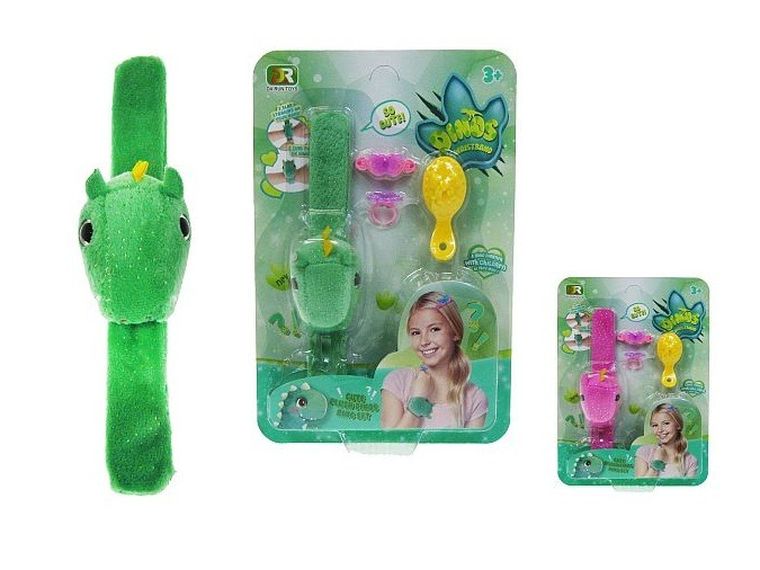 Hipo, pluszowy dinozaur na opasce, 21 cm, 1 szt.