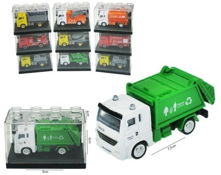 Hipo, służby miejskie, ciężarówka, pojazd metalowy, 1 szt.