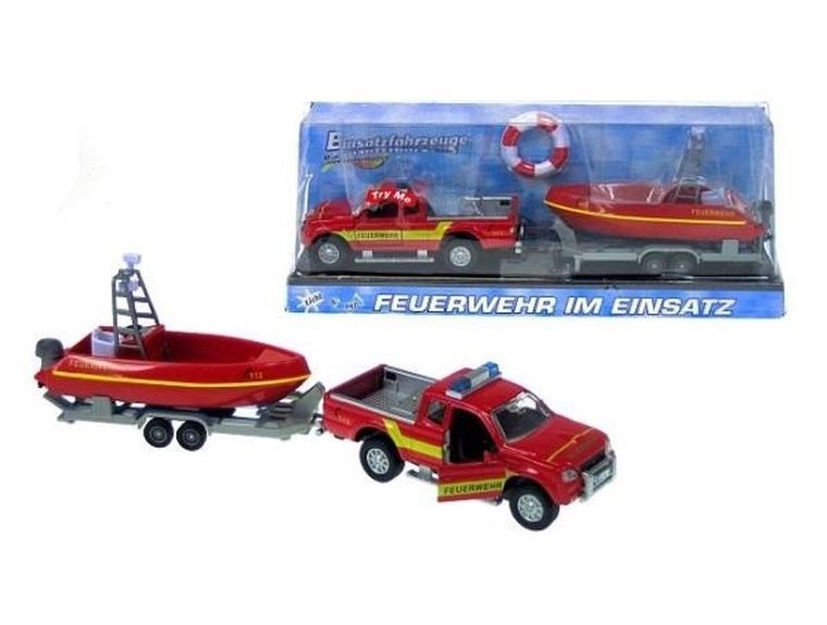 Hipo, Straż, pojazd ratunkowy z łódką, 12 cm