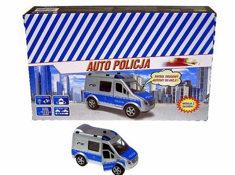 Hipo, Van, policja Van, pojazd z dźwiękiem, 11 cm