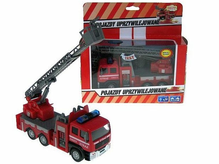 Hipo, wóz strażacki, pojazd z dźwiękiem, 14 cm