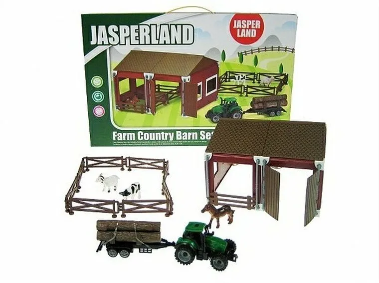 Hipo, zagroda z traktorem, 51 elementów