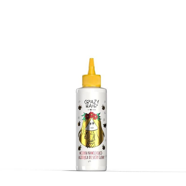 HiSkin, Crazy Hair, wcierka nawilżająco łagodząca do skóry głowy, z miodem, 100 ml