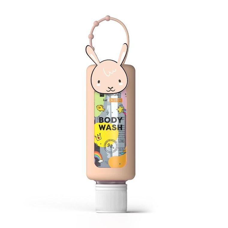 HiSkin For Kids, żel do mycia ciała, Bunny, 75 ml