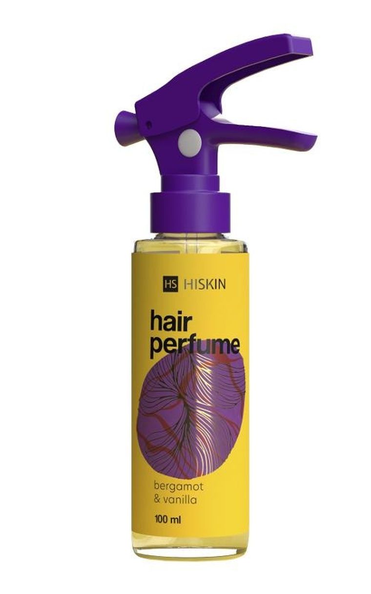 HiSkin, Hair Perfume, perfumy do włosów, Bergamot & Vanilla, 100 ml