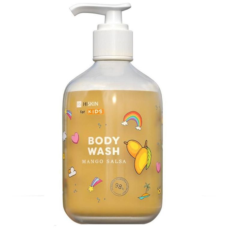 HiSkin, Kids Body Wash, płyn do mycia ciała dla dzieci, Mango Salsa, 400 ml