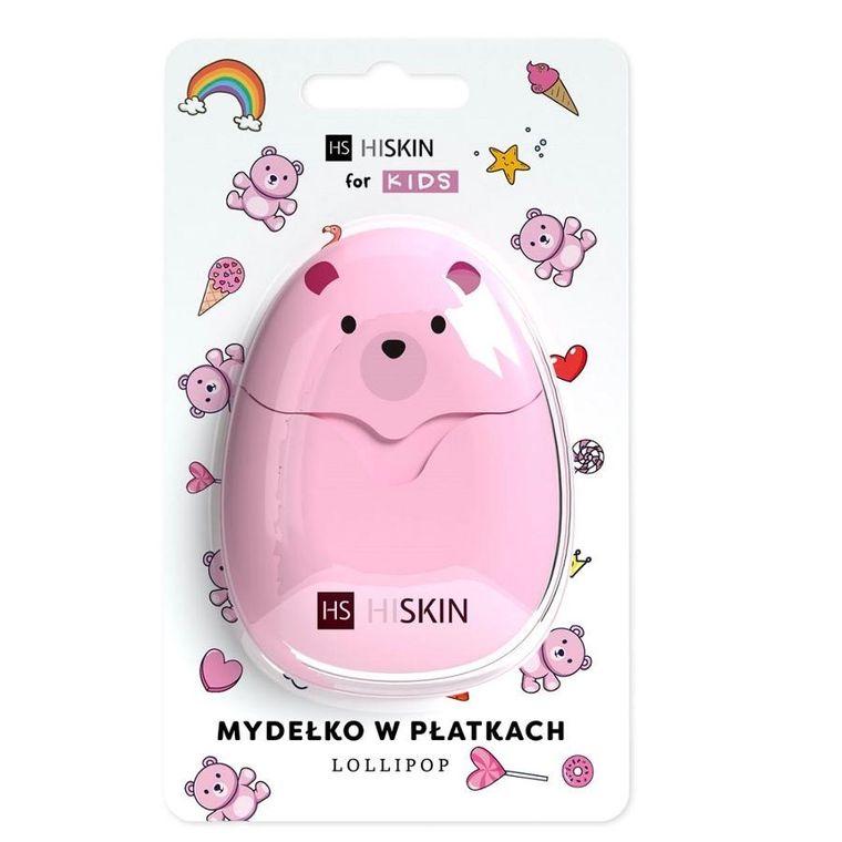 HiSkin, Kids, mydełko do rąk w płatkach, Lollipop, 50 szt.