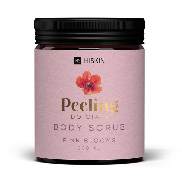 HiSkin, Lady Flowers, peeling do ciała peonia & róża, 200 ml