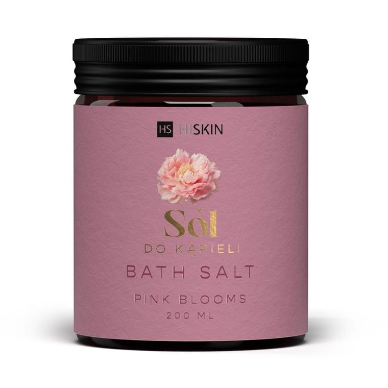 HiSkin, Lady Flowers, sól do kąpieli peonia & róża, 200 ml