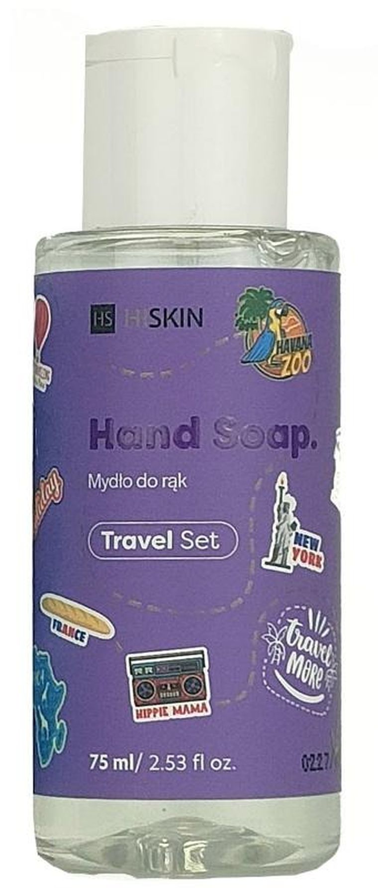 HiSkin, Travel Set, mydło do rąk w płynie, 75 ml
