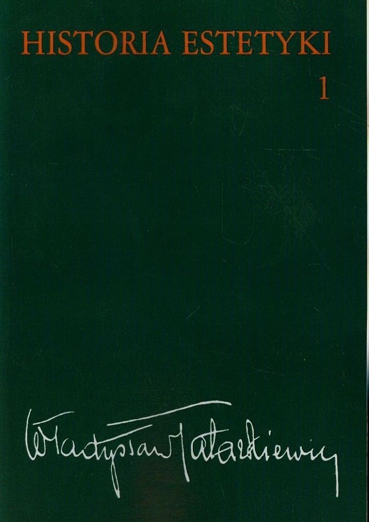 Historia estetyki. Tom 1