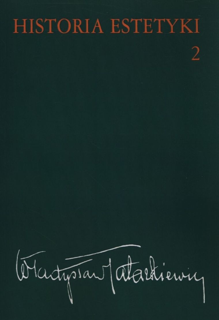Historia estetyki. Tom 2