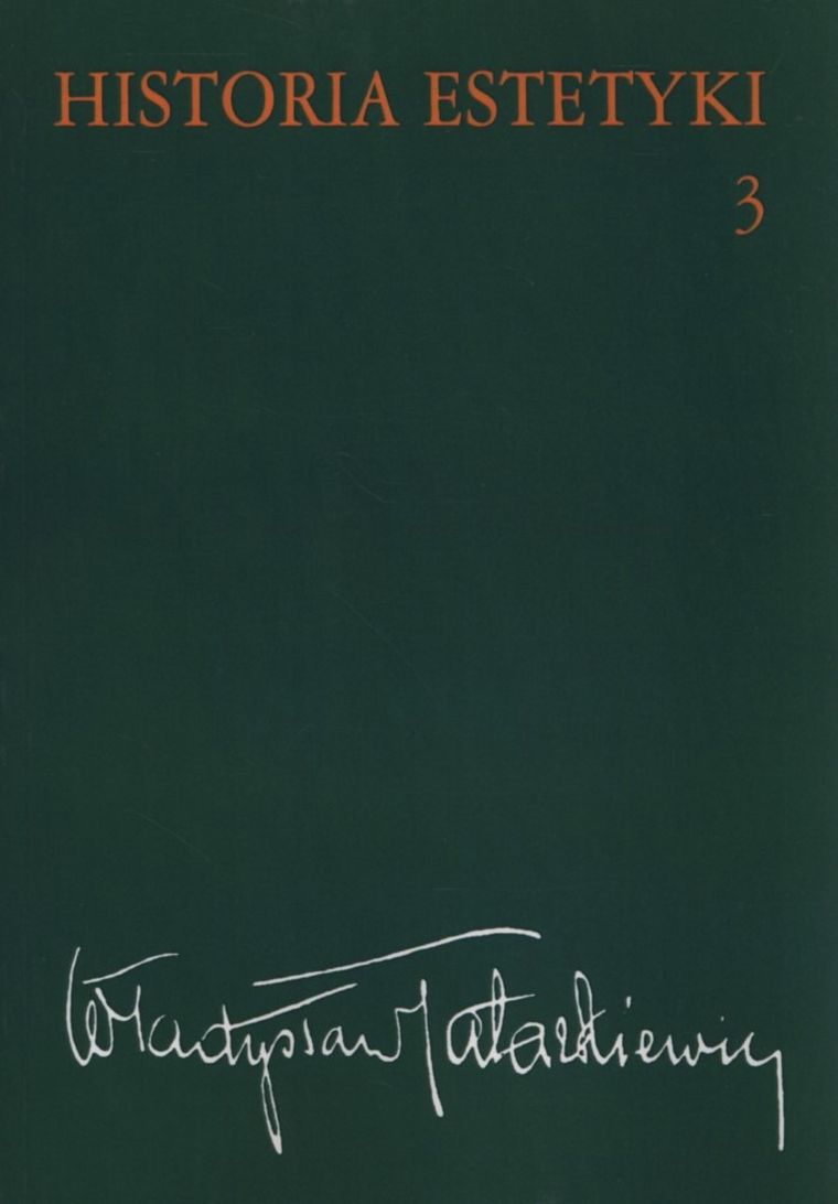 Historia estetyki. Tom 3