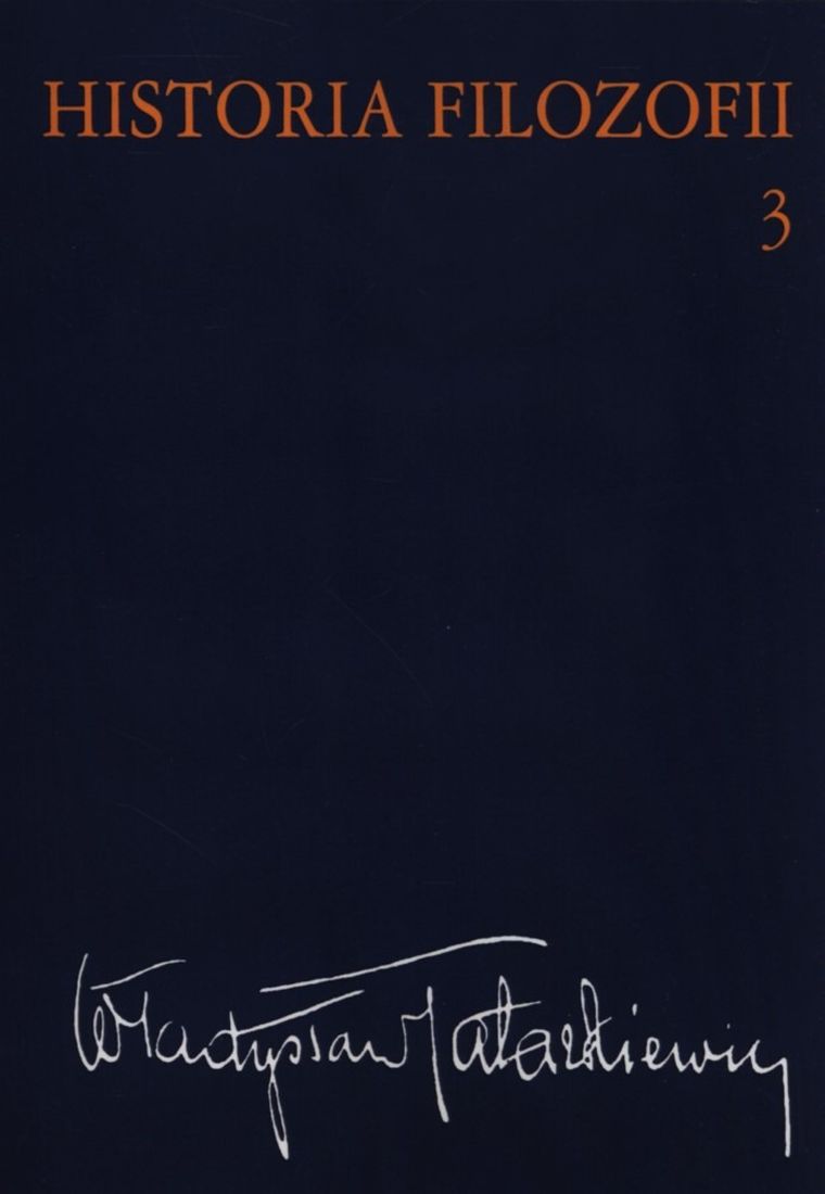 Historia filozofii. Tom 3