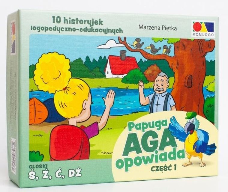 Historyjki obrazkowe. Papuga Aga opowiada. Część 1