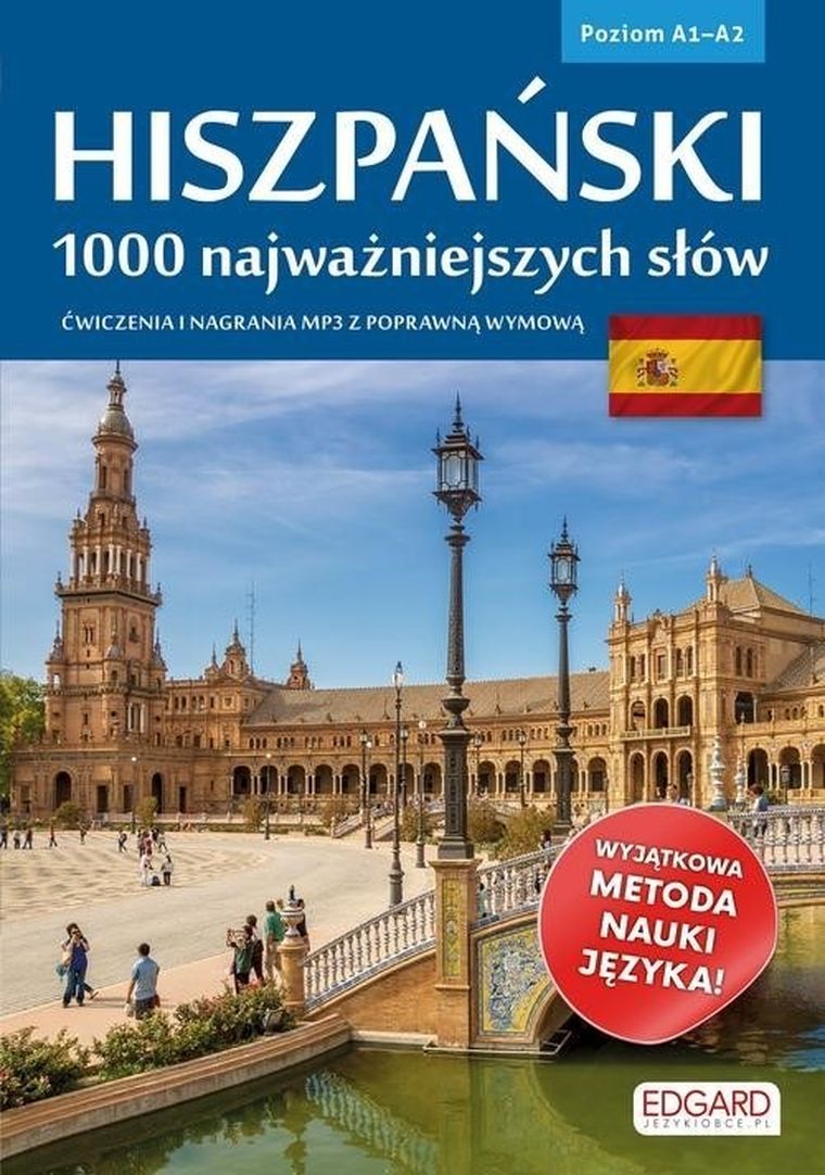 Hiszpański. 1000 najważniejszych słów. Poziom A1-A2
