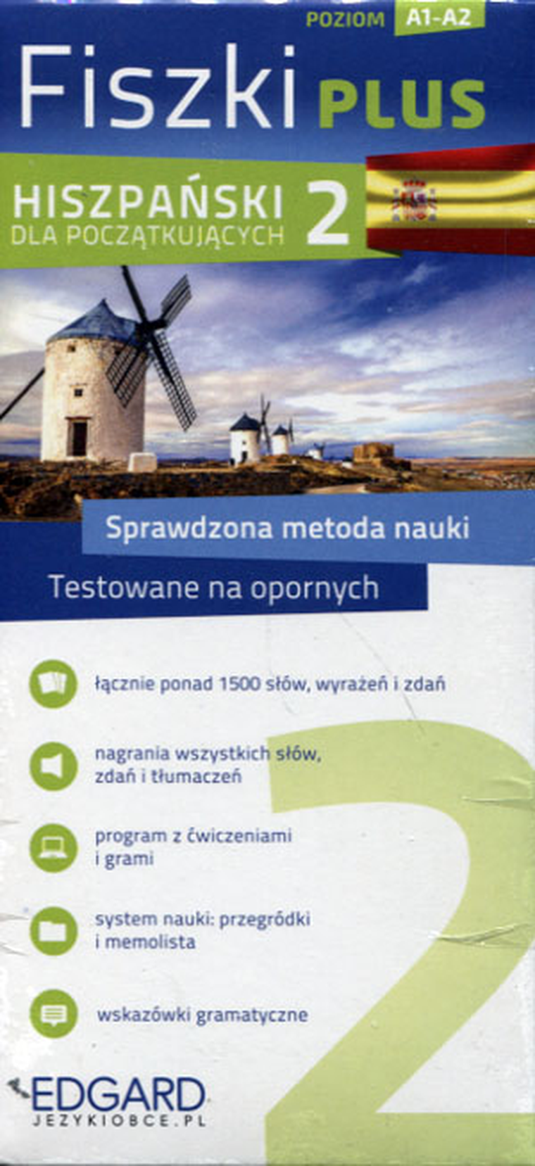 Hiszpański. Fiszki Plus dla początkujących 2