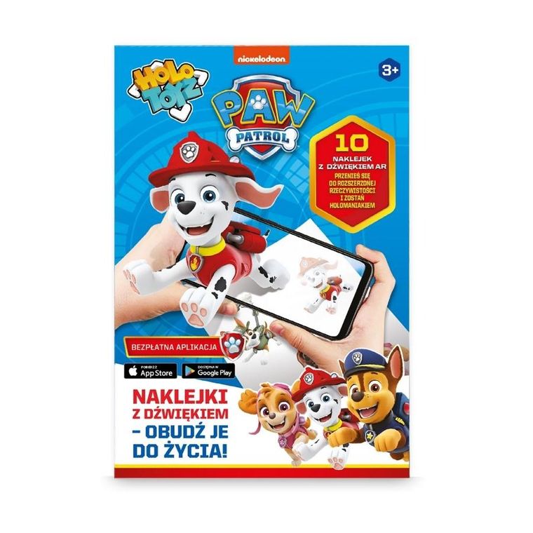 HoloToyz, Psi Patrol, naklejki AR z dźwiękiem