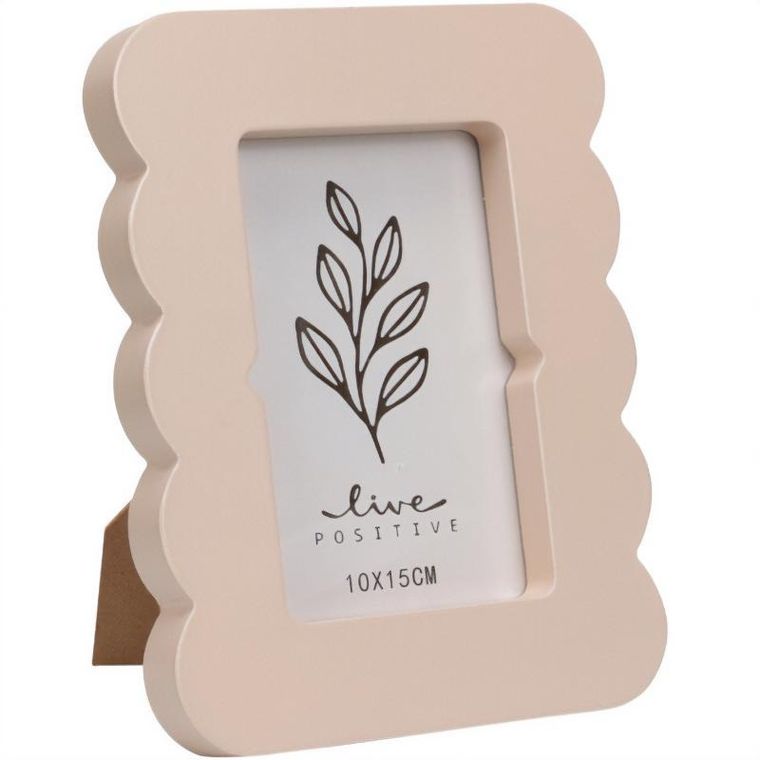 Home Styling Collection, Base, ramka na zdjęcie z falowanym brzegiem, 16-2,2-20,8 cm