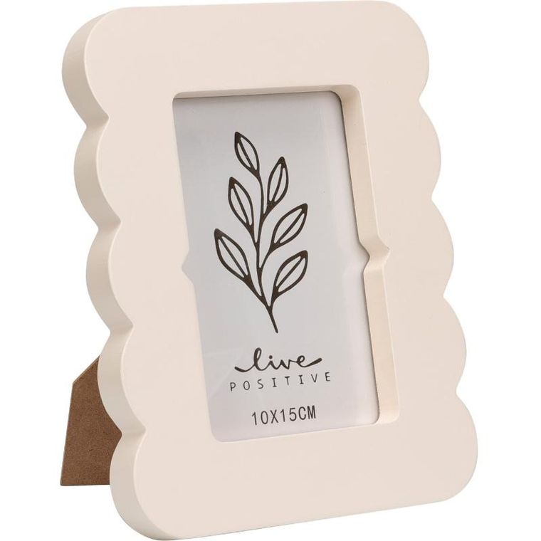 Home Styling Collection, Base, ramka na zdjęcie z falowanym brzegiem, 16-2,2-20,8 cm