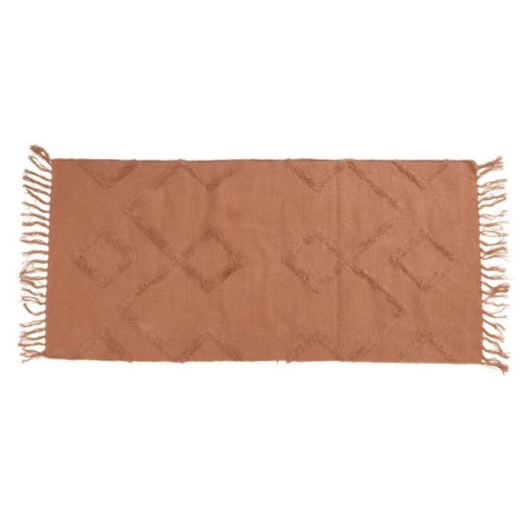 Home Styling Collection, bawełniany dywan z frędzlami, 70-140 cm