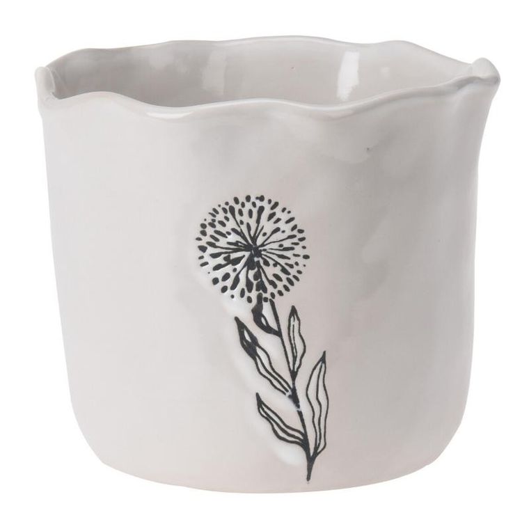 Home Styling Collection, ceramiczna osłonka na doniczkę, średnica 12,5 cm
