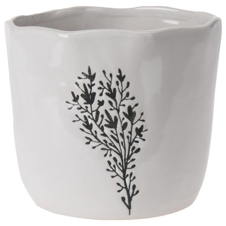 Home Styling Collection, ceramiczna osłonka na doniczkę, średnica 15 cm