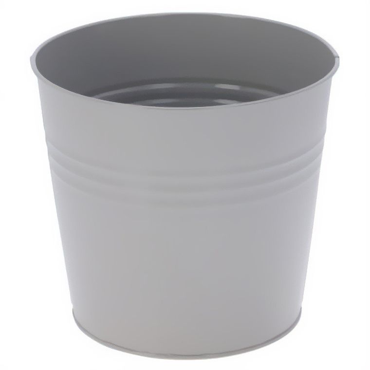 Home Styling Collection, cynkowa osłonka na doniczkę, 13-11 cm