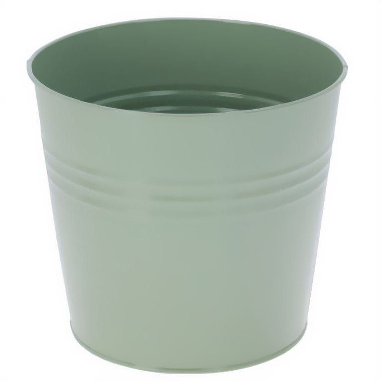 Home Styling Collection, cynkowa osłonka na doniczkę, 13-11 cm