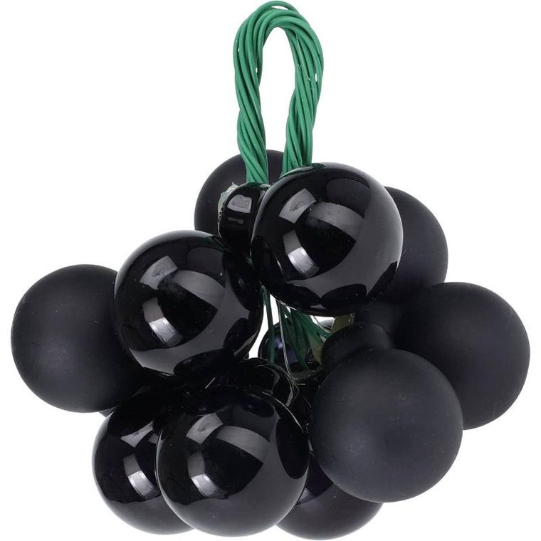 Home Styling Collection, dekoracja świąteczna, z bombkami, 12 szt.