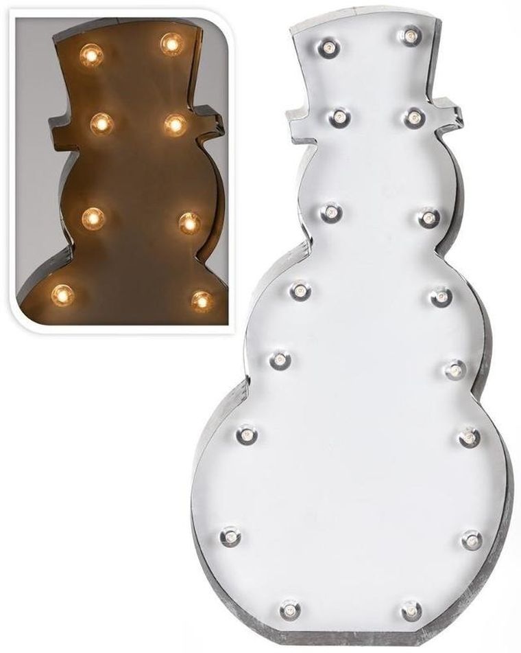 Home Styling Collection, dekoracja z oświetleniem LED, bałwanek