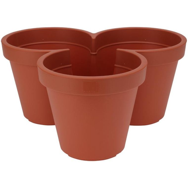 Home Styling Collection, doniczka na trzy kwiaty, 44-20 cm