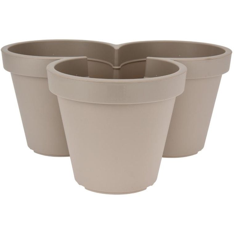 Home Styling Collection, doniczka na trzy kwiaty, 44-20 cm