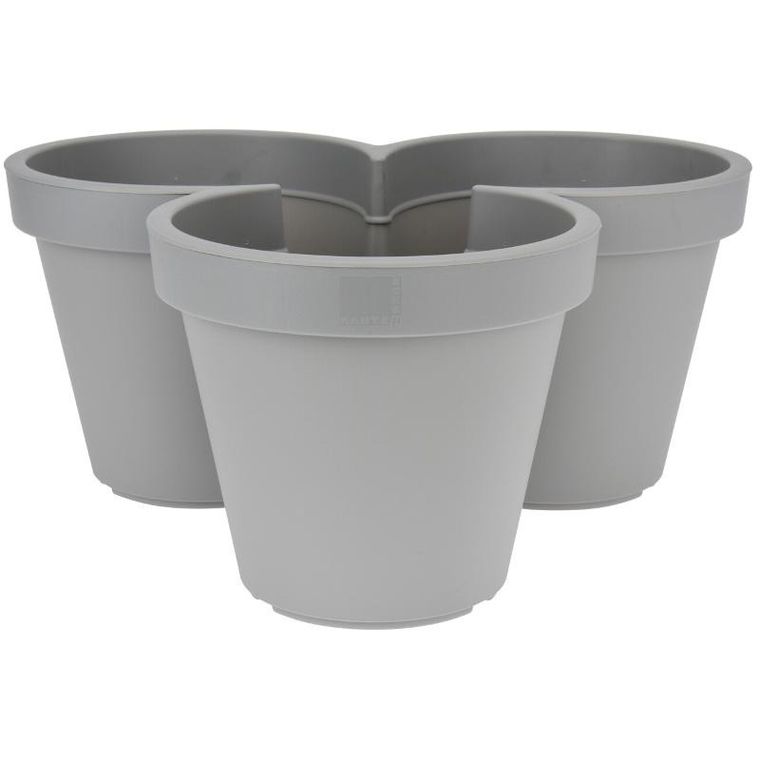 Home Styling Collection, doniczka na trzy kwiaty, średnica 44-20 cm