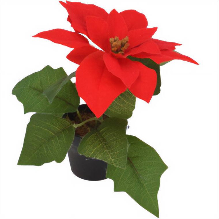 Home Styling Collection, gwiazda betlejemska, sztuczny kwiat, 19 cm