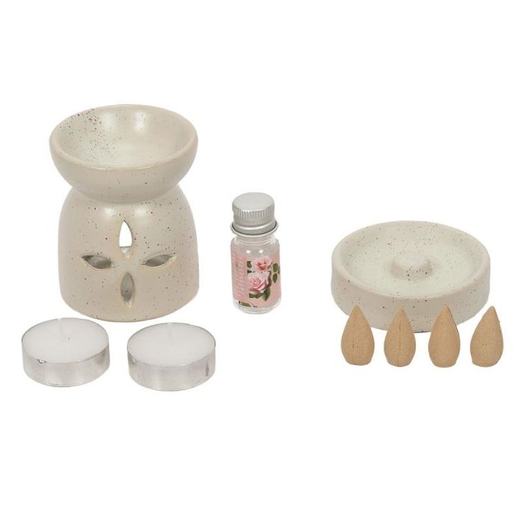 Home Styling Collection, Hapo, kominek zapachowy + kadzidła, 9 elementów