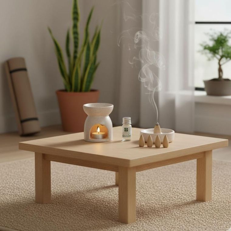 Home Styling Collection, Hapo, kominek zapachowy + kadzidła, 9 elementów