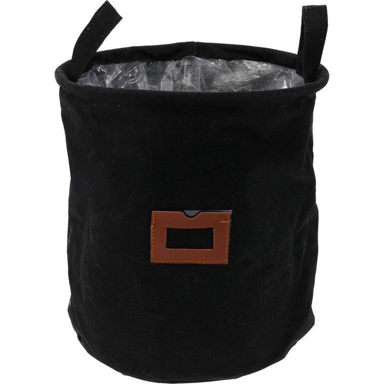 Home Styling Collection, kosz materiałowy z okienkiem oraz uchwytami, Ø 24 cm