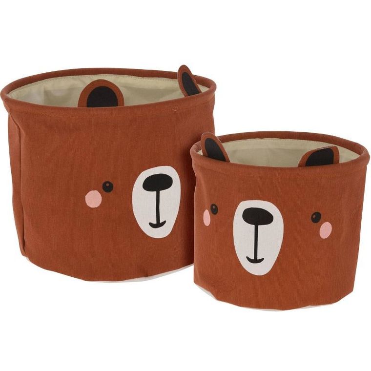 Home Styling Collection, kosz na zabawki, 2 szt.