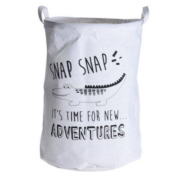 Home Styling Collection, kosz na zabawki, safari z dwoma uchwytami, Ø 40 cm