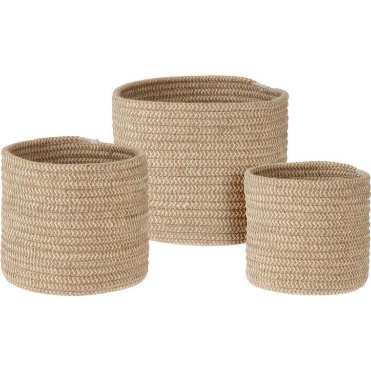 Home Styling Collection, kosze do przechowywania, Natural, 3 szt.
